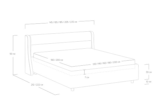 Кровать Madrid